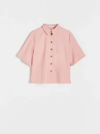 rozowa-koszula-z-krotkim-rekawem-reserved-xxl
