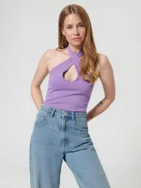 fioletowy-top-z-wycieciem-sinsay-xs