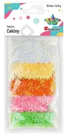 titanum-cekiny-10-mm-gladkie-kwiaty-zestaw-5-kolorow-5-g-blistr