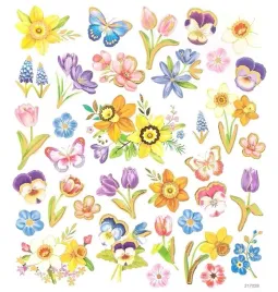 dalprint-dpcraft-naklejki-kwiaty-35-szt-z-brokatowym-polyskiem
