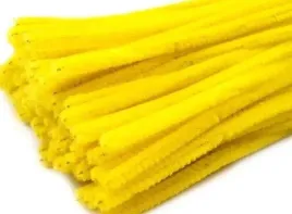 brewis-druciki-kreatywne-zolte-30-cm-40-szt