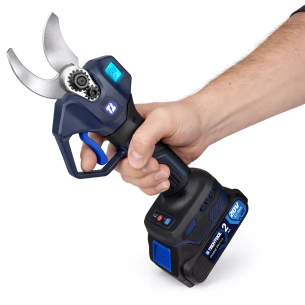 sekator-akumulatorowy-elektryczny-do-galezi-nozyce-2-ah-ogrodowy-techtool-dlugosc-robocza-31-cm