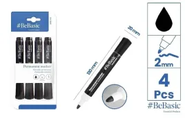 bebasic-marker-permanentny-4-szt-czarny-zestaw-markerow-permanentnych