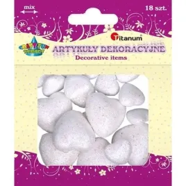 titanum-serca-brokatowe-biale-2-i-4-cm-mix-18-sztuk