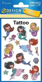 tatuaze-wodoodporne-zdesign-syrenki-dla-dzieci-3-lat-latwe-do-usuniecia