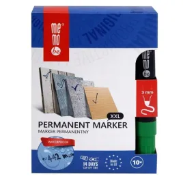 marker-permanentny-memobe-zielony-3-mm-zestaw-10-sztuk