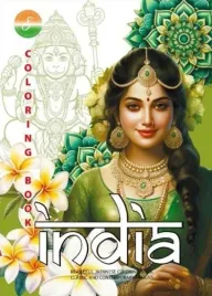 kolorowanka-fresh-india-a4-pionowa-zielona-8-obrazkow-portrety-kobiet