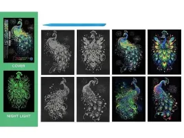 wydrapywanka-kolorowa-fluorescencyjna-pawie-adar-swieci-w-ciemnosci
