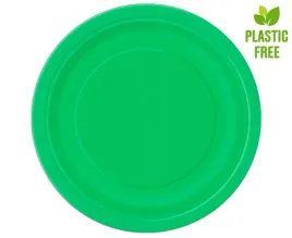 unique-party-papierowe-talerzyki-zielone-23-cm-8-szt-bez-plastiku