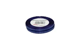 brewis-wstazka-satynowa-w-kropki-6-mm-x-22-m-granatowa-2-szt
