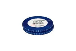 brewis-wstazka-satynowa-w-kropki-6-mm-x-22-m-niebieska-2-szt