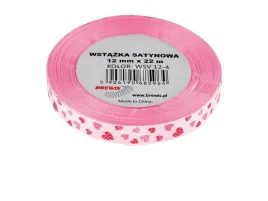 brewis-wstazka-satynowa-z-sercami-12-mm-x-22-mrozowa