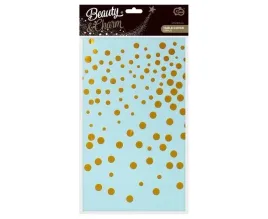 obrus-foliowy-godan-beauty-and-charm-137x183-cm-jasnoniebieski-zlote-groszki