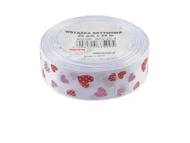 brewis-wstazka-satynowa-biala-w-serca-25-mm-x-22-m