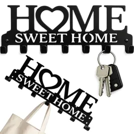 metalowy-wieszak-na-klucze-i-ubrania-z-motywem-home-10-haczykow-czarny-mat