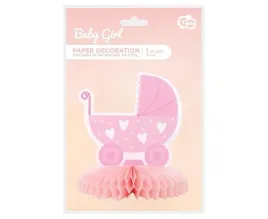 godan-papierowa-dekoracja-na-stol-rozowy-wozek-16-cm-1-szt
