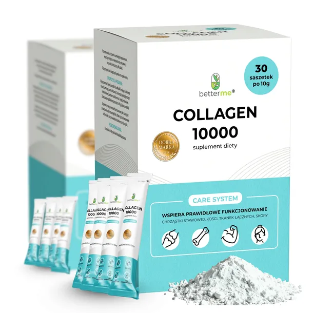 Kolagen na stawy 10000 rybi + kwas hialuronowy + witamina C 30 saszetek