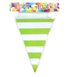 penword-girlanda-flagi-w-paski-zielona-275-cm-x-10-m