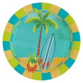 amscan-talerze-papierowe-owalne-surfing-23-cm-8-szt