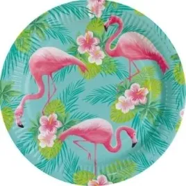 amscan-talerze-papierowe-owalne-flamingi-23-cm-8-szt
