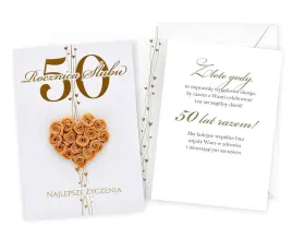 karnet-na-50-rocznice-slubu-dream-cards-kukartka-b6-z-koperta
