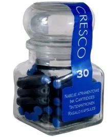 cresco-naboje-do-pior-wiecznych-niebieskie-w-sloiczku-30-szt