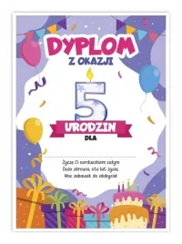 dyplom-a5-5-urodziny-learnhow-zestaw-5-szt-papier-300g