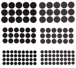 dalprint-dpcraft-rzepy-samoprzylepne-okragle-czarne-69-szt-3-rozmiary