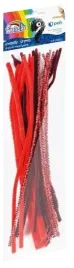fiorello-druciki-kreatywne-czerwone-30-cm-20-szt-puchate-metaliczne