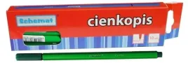 cienkopis-schemat-04-mm-ciemny-zielony-zestaw-10-szt-w-etui