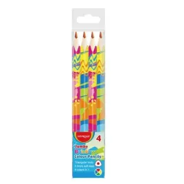 keyroad-kredki-olowkowe-jumbo-trojkatne-4-kolory-w-1-4-szt