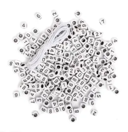 dalprint-dpcraft-koraliki-kostki-6-mm-z-cyframi-0-9-285-szt-sznurek