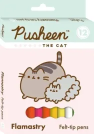flamastry-st-majewski-pusheen-12-kolorow-zmywalne-wytrzymale-koncowki