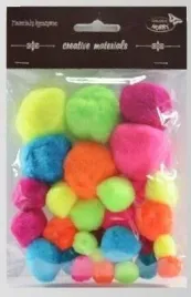 galeria-hobby-pompony-akrylowe-mix-intensywnych-kolorow-30szt-25-40mm