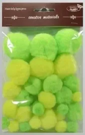 galeria-hobby-pompony-tonacyjne-neonowe-mix-15-40-mm-30-szt