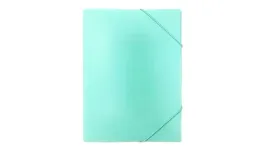 teczka-a4-z-gumka-biurfol-pp-pastelowa-zielona-grzbiet-do-2-cm