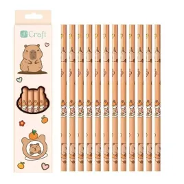 dalprint-dpcraft-olowki-hb-kapibara-zestaw-12-szt