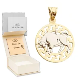 zlota-zawieszka-585-znak-zodiaku-byk-z-pudelkiem-dedykacja-i-sciereczka