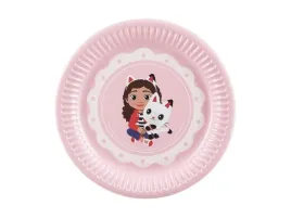 partydeco-talerzyki-papierowe-koci-domek-gabi-23-cm-6-szt