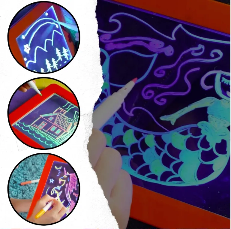 magiczny-tablet-znikopis-tablica-led-magic-pad-stan-nowy