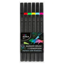 derform-markery-brush-z-cienkopisem-kidea-6-kolorow