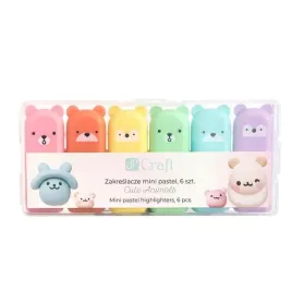zakreslacze-mini-pastelowe-cute-animals-6-szt-dalprint-dpcraft
