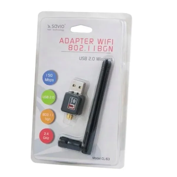 adapter-wifi-savio-cl-63-usb-2-0-stan-nowy