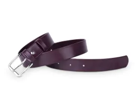 pasek-damski-klasyczny-bordowy-mat-3-cm-obwod-63-81