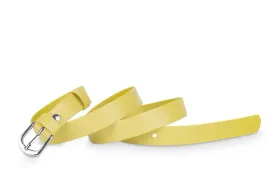pasek-damski-klasyczny-zolty-mat-2-cm-obwod-68-86