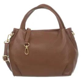 torebka-damska-na-ramie-skorzana-vera-pelle-bolsa-brazowa