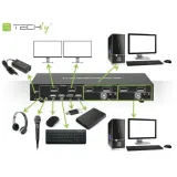 techly-przelacznik-kvm-displayport-usb-2x1-dual-he-stan-nowy