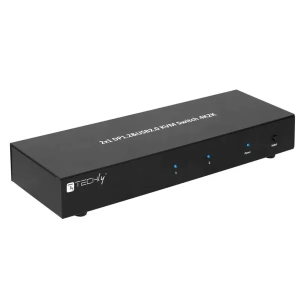 techly-przelacznik-kvm-displayport-usb-2x1-dual-he-zlacza-konsoli-3-5mm-mic-displayport-usb-a-usb-b