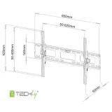 techly-uchwyt-scienny-tv-lcd-led-40-65-cali-60kg-u-standard-vesa-75-x-75-100-x-100-200-x-100-200-x-200-300-x-300-400-x-200-400-x-400-600-x-400-400-x-300