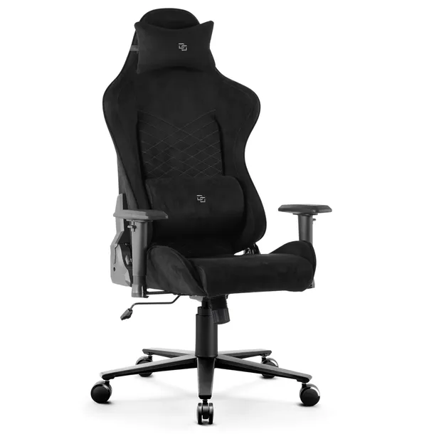 Fotel Gamingowy Delagear G 600 DIAMOND Czarny Materiałowy